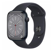 Watch Series 8 (2022) GPS - Midnight Aluminum - Black sports bracelet